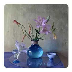 خرید و قیمت                                       مگنت طرح گلدان شیشه ای گل کد wmg1779