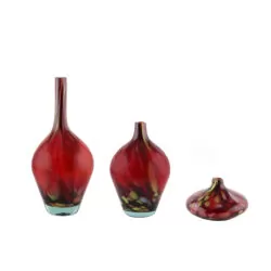 خرید و قیمت                                     گلدان شیشه ای طرح سالونگ الوان مجموعه سه عددی