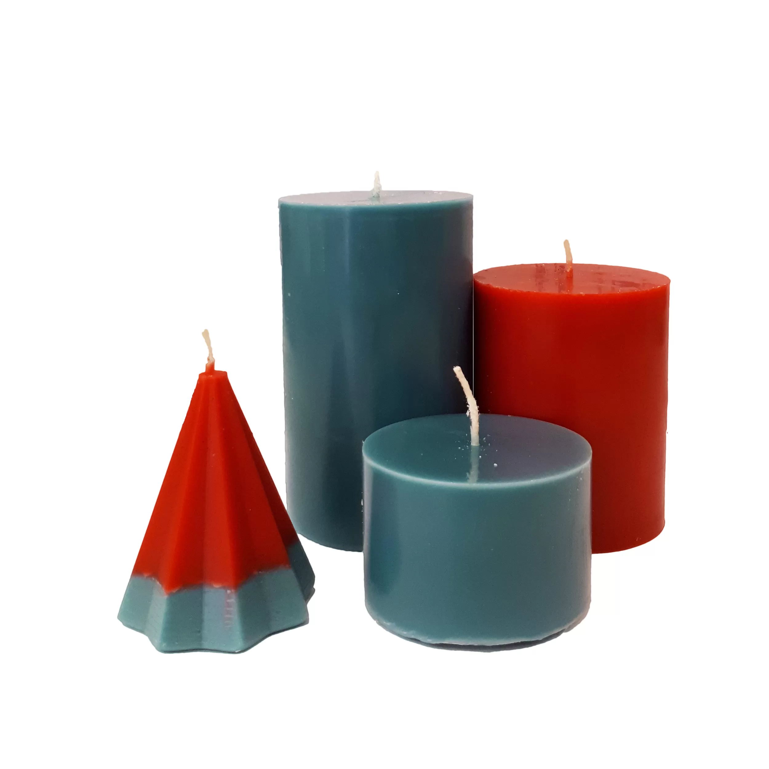 خرید و قیمت                                     شمع دست ساز مدل یلدا و کریسمس 5 مجموعه 4 عددی
