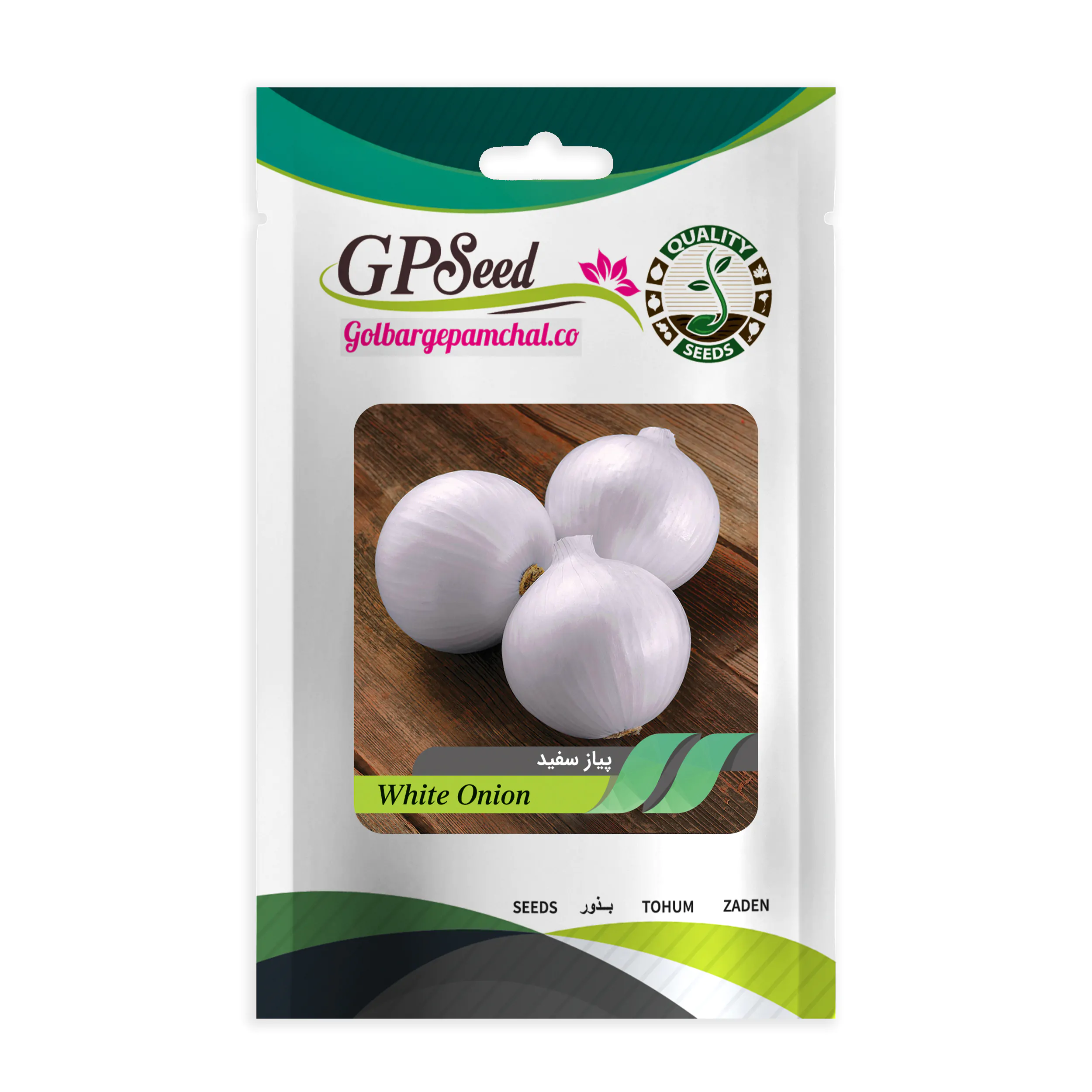 بذر پیاز سفید گلبرگ پامچال کد GPF-221