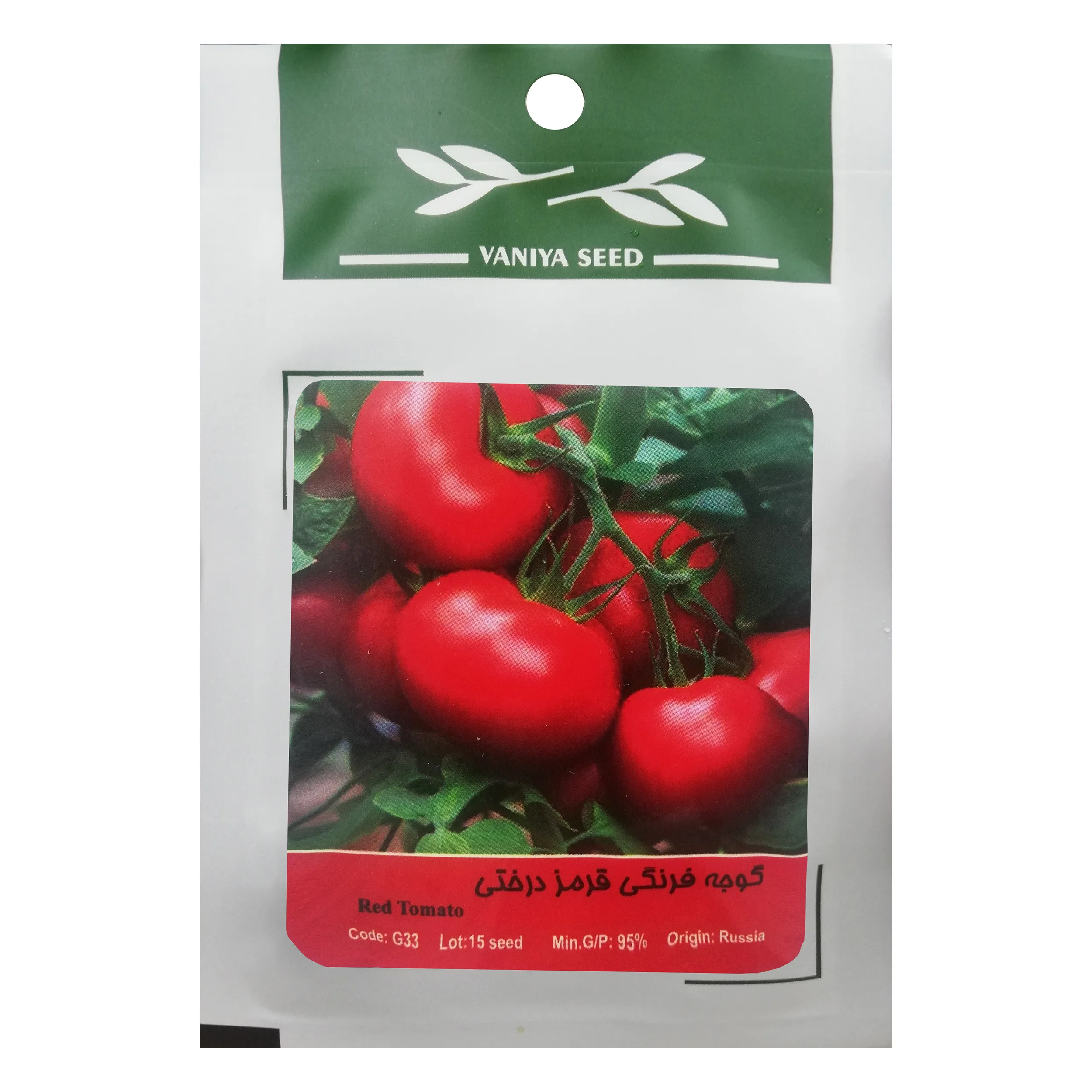بذر گوجه فرنگی قرمز درختی وانیا سید مدل G33