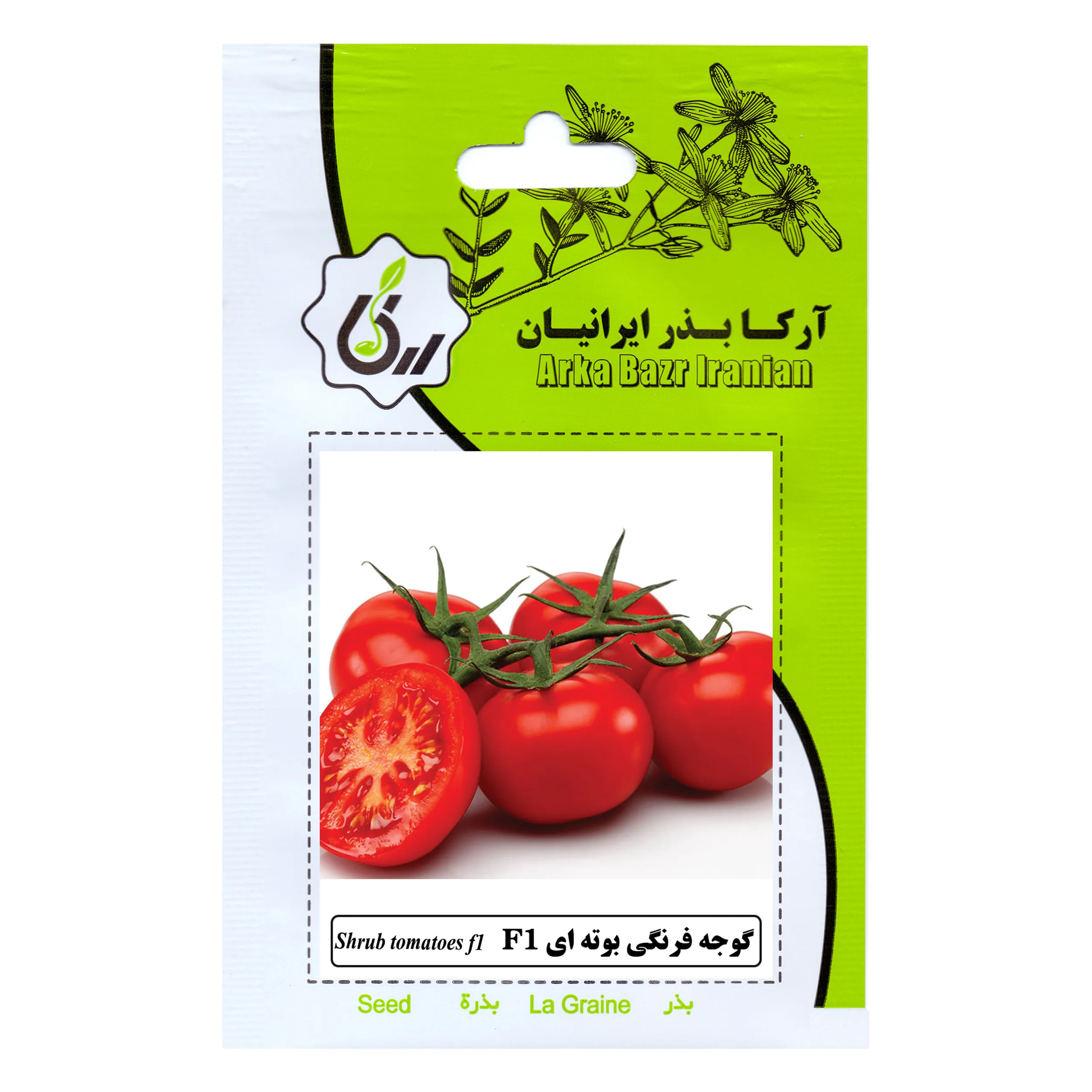 بذر گوجه فرنگی بوته ای F1 آرکا بذر ایرانیان کد 23-ARK
