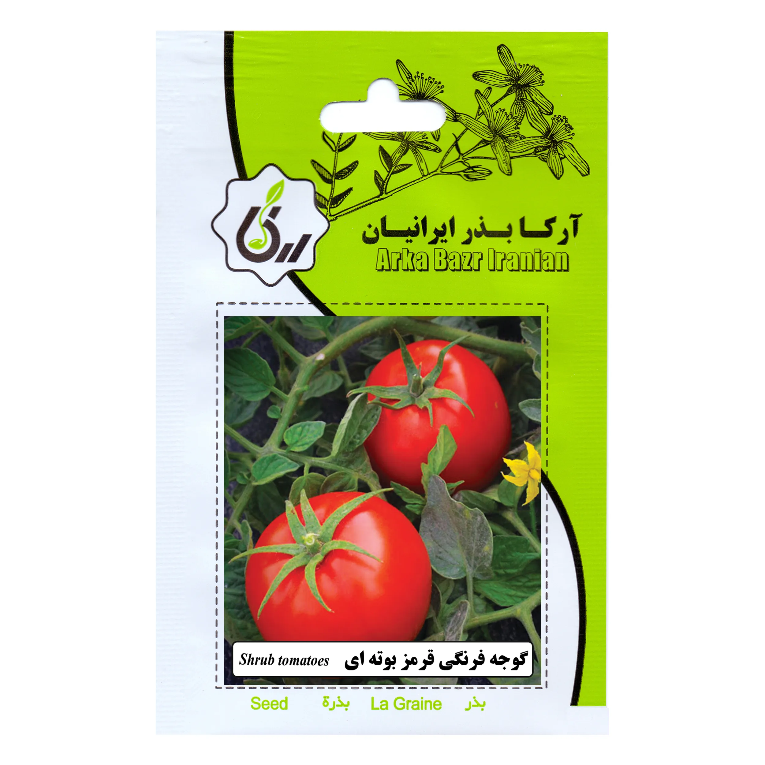 بذر گوجه فرنگی قرمز بوته ای آرکا بذر ایرانیان کد ARK-147